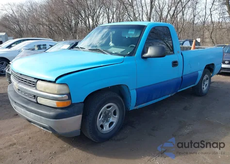 2001 Chevrolet Silverado 1500 from USA, damaged, VIN 1GCEC14WX1Z331327